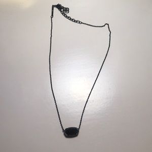 Black Sparkle Kendra Scott Necklace